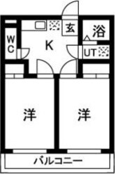 ハイツ新渡場A棟の物件間取画像